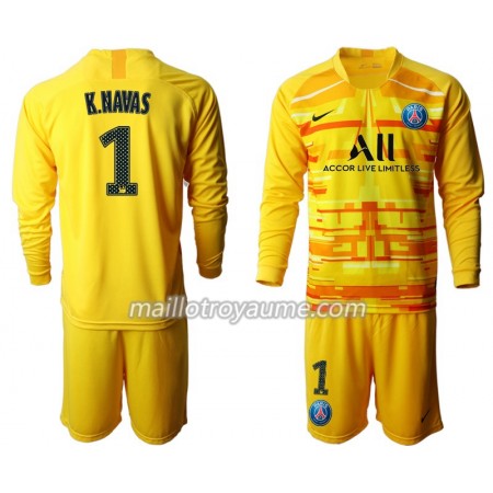 Tenue Enfant Paris Saint Germain Gardien K NAVAS 1 II 2019/2020 ML (+ Short) Tenue Enfant Paris Saint Germain Gardien K NAVAS 1 II 2019/2020 ML (+ Short)
